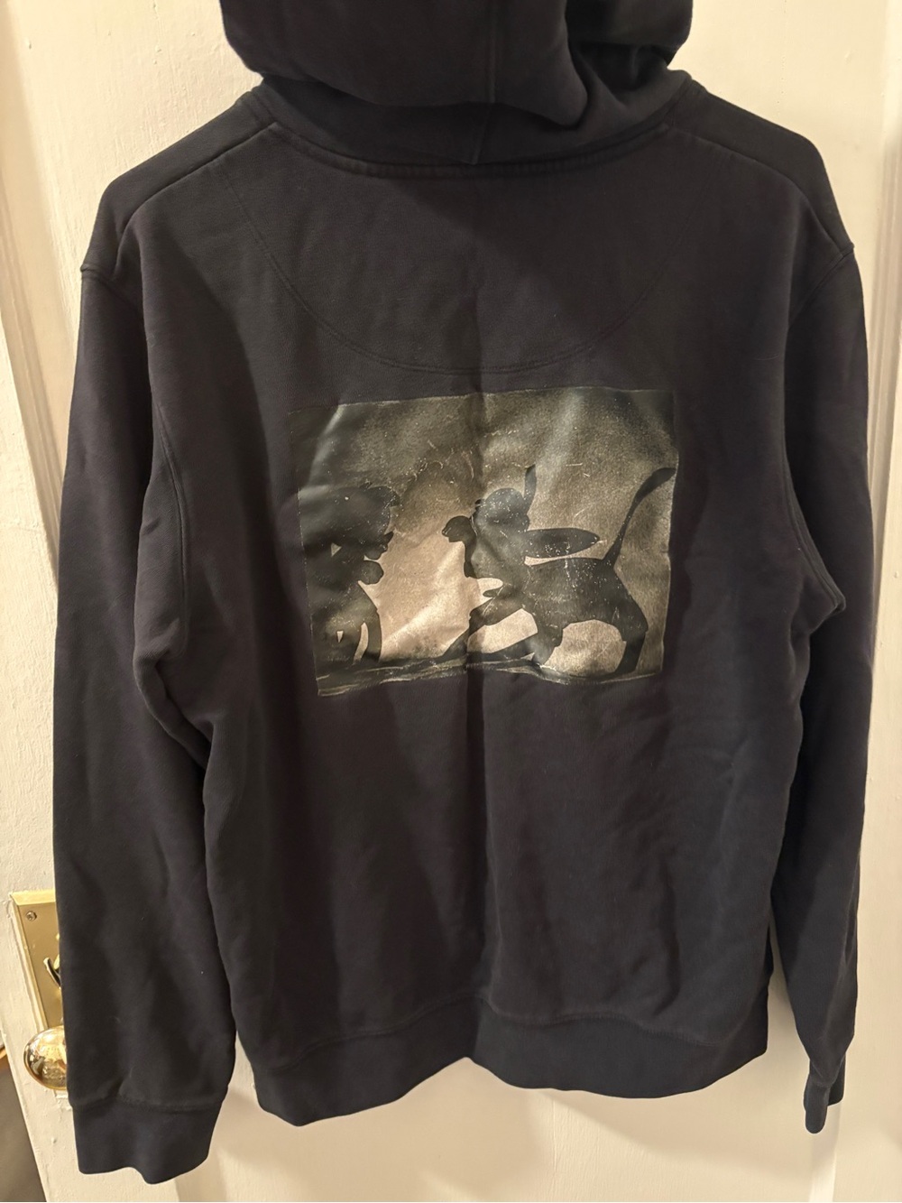 Coach x Disney Black Crewneck Sweatshirt with Pinocchio Graphic